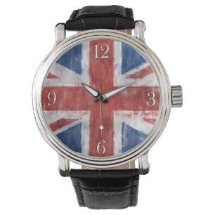 United Kingdom Union Flag Patriotic Wristwatch