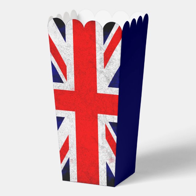 United Kingdom Union Jack Flag - Grunge 1 Favour Box (Front)