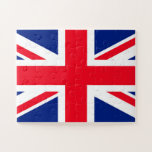 United Kingdom Union Jack Flag Jigsaw Puzzle<br><div class="desc">United Kingdom Union Jack Flag</div>