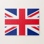 United Kingdom Union Jack Flag Jigsaw Puzzle<br><div class="desc">United Kingdom Union Jack Flag</div>