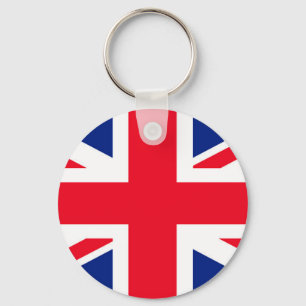 United Kingdom Union Jack Flag Key Ring