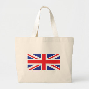United Kingdom /Union Jack Flag Large Tote Bag