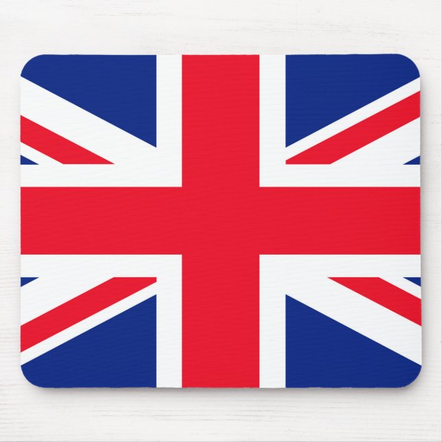 United Kingdom Union Jack Flag Mouse Mat (Front)