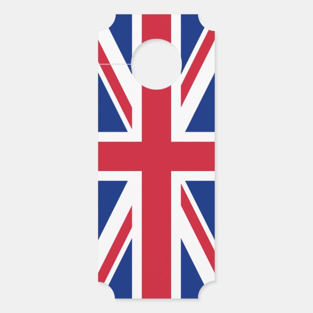 United Kingdom Union Jack Flag of British Colonies Door Hanger (Front)