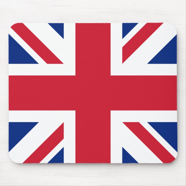 United Kingdom Union Jack Flag of British Colonies Mouse Mat (Front)