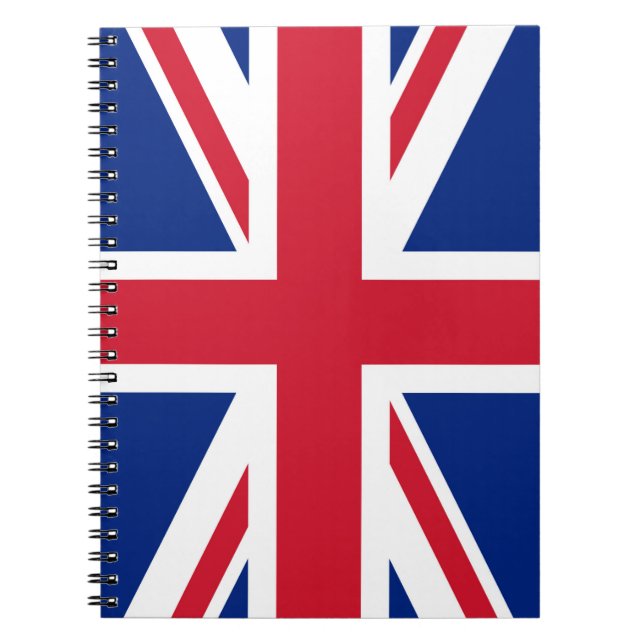 United Kingdom Union Jack Flag of British Colonies Notebook (Front)