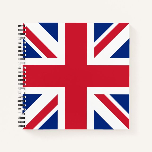 United Kingdom Union Jack Flag of British Colonies Notebook (Front)