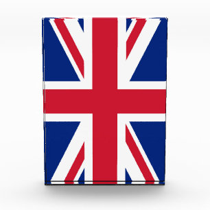 United Kingdom Union Jack Flag of British Colonies Photo Block