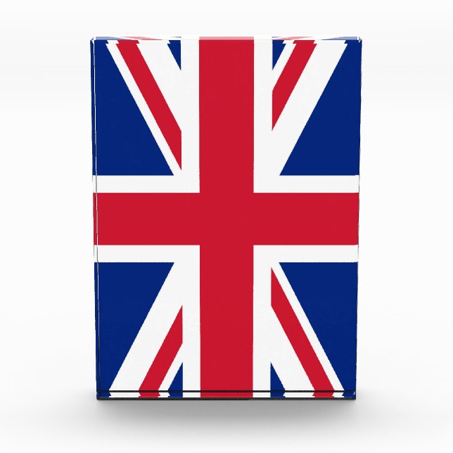 United Kingdom Union Jack Flag of British Colonies Photo Block (Front)