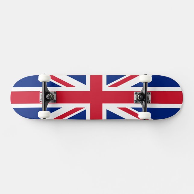 United Kingdom Union Jack Flag of British Colonies Skateboard (Horz)