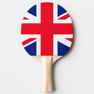 United Kingdom Union Jack Flag Ping Pong Paddle