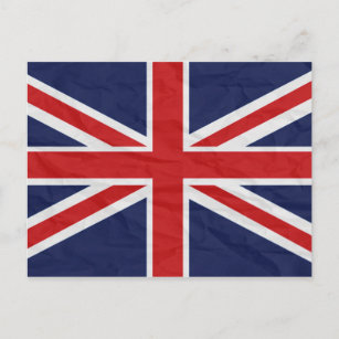 United Kingdom Union Jack Flag Postcard