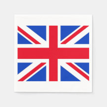 United Kingdom Union Jack Paper Party Napkins