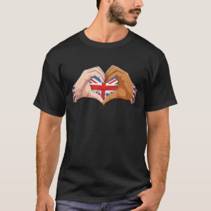 United Kingdom Women Men Patriotic British Flag Uk T-Shirt