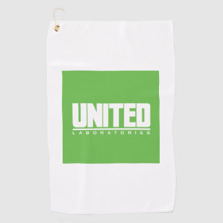 United Laboratories Logo Golf Towel