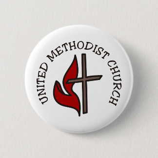 United Methodist Church 6 Cm Round Badge