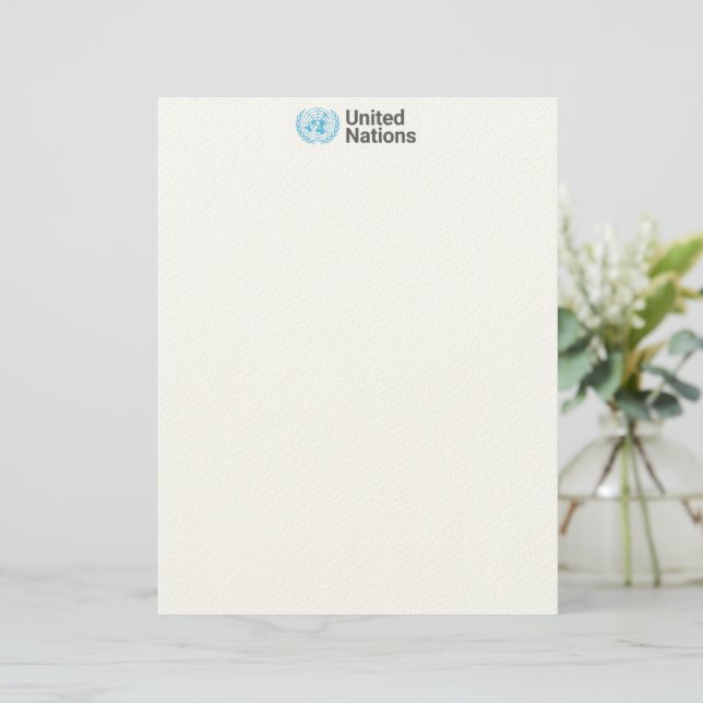 United Nations Custom Letterhead (Standing Front)