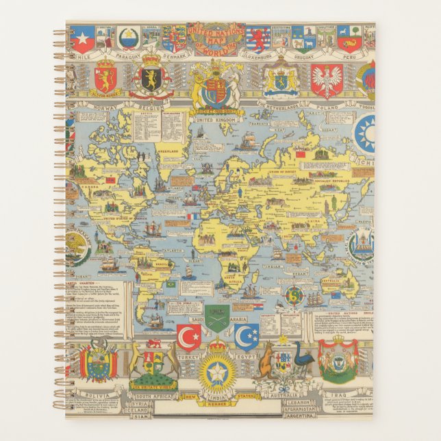 United Nations Map of the World Planner (Front)