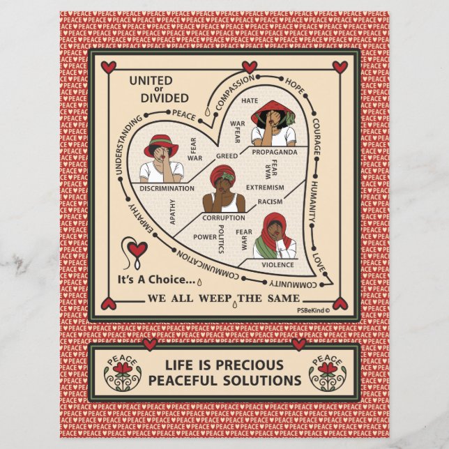 United Or Divided 1_Flat Paper Sheet 8.5"x11" (Front)