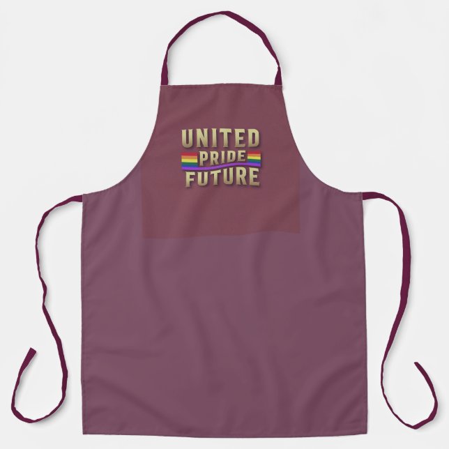 United Pride Future All-Over Print Apron (Front)