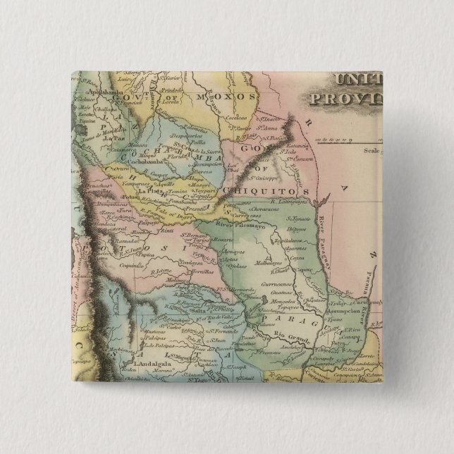 United Provinces 15 Cm Square Badge (Front)