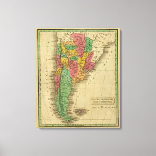 United Provinces, Chilli, Patagonia Canvas Print