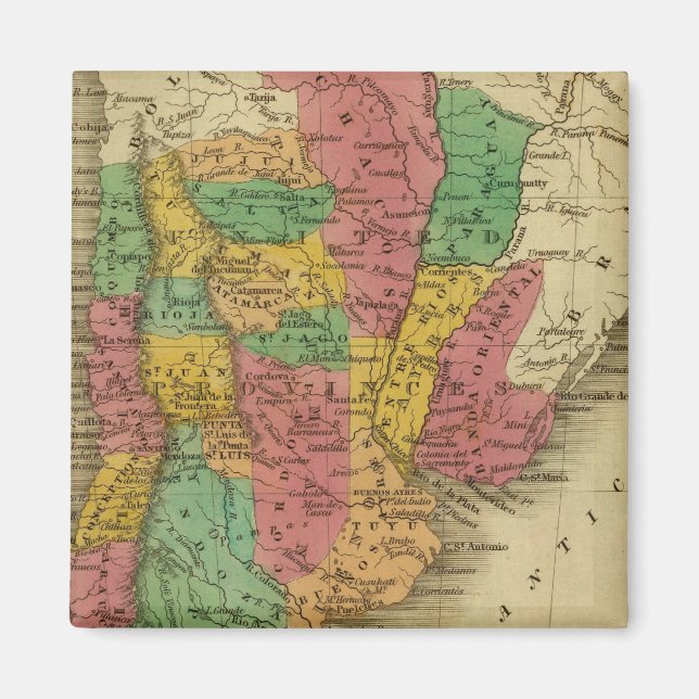 United Provinces, Chilli, Patagonia Magnet (Front)