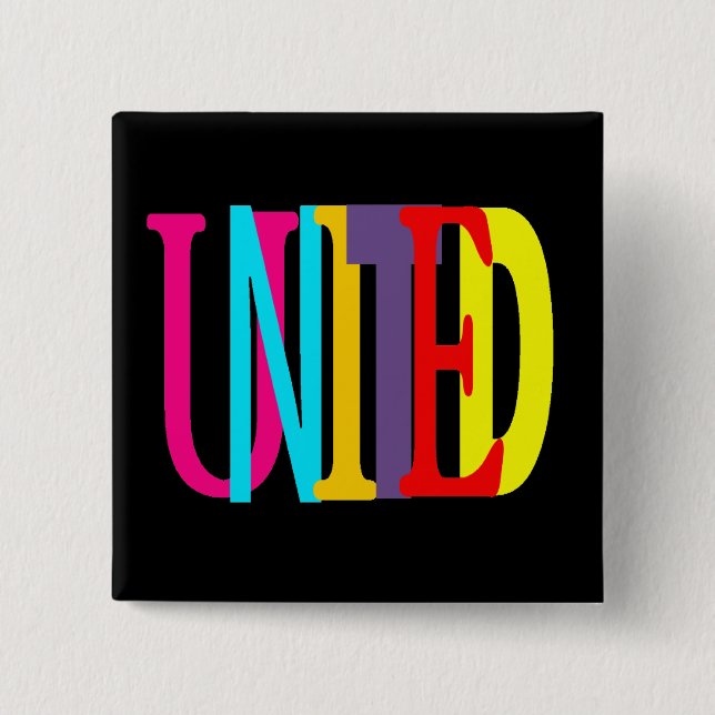 United Square Button (Front)