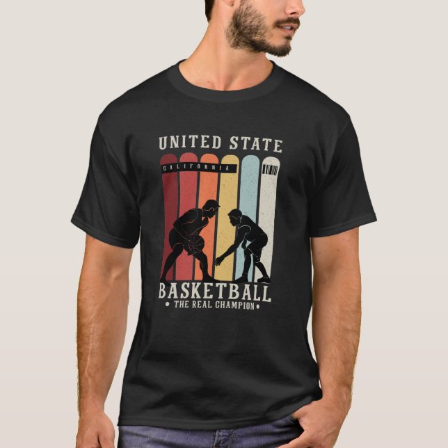 United state Basketball  the real champion T-Shirt (Front)