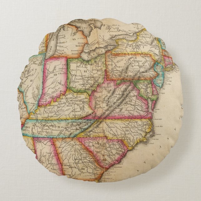 United States 11 Round Cushion (Front)