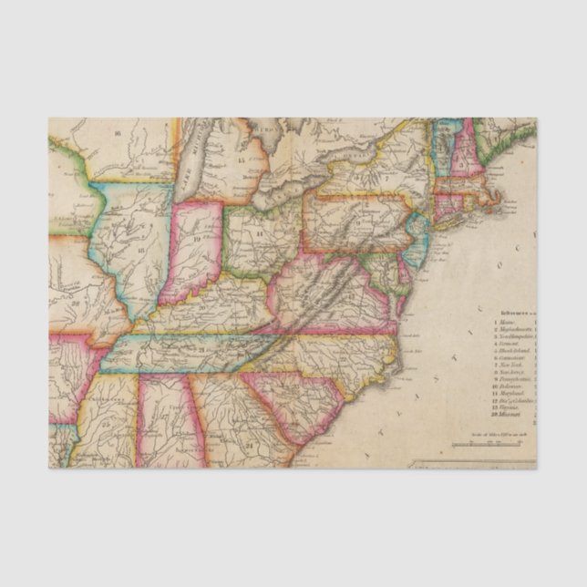 United States 11 Tissue Paper (Front)