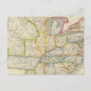 United States 13 Postcard