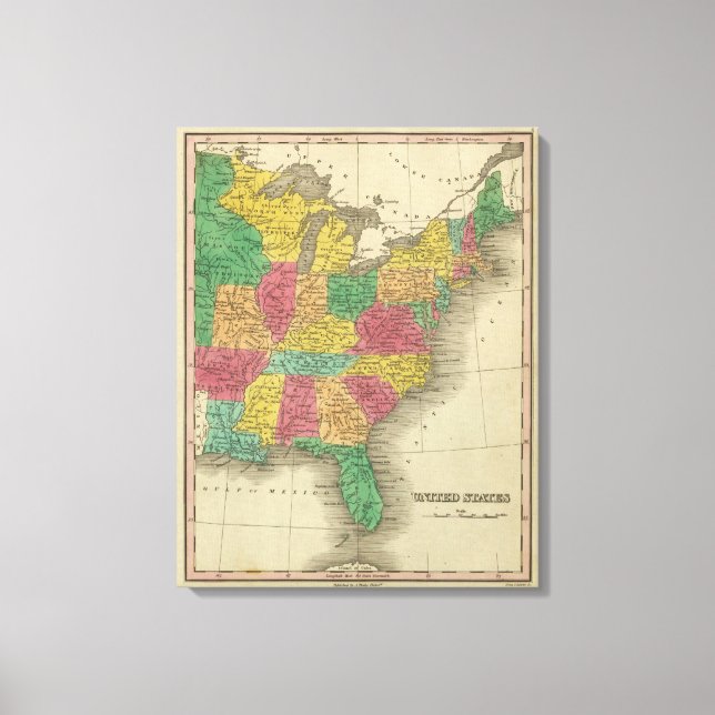 United States 15 Canvas Print (Front)