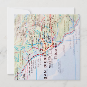 United States 1830 Historical Vintage Map Holiday Card