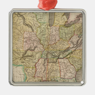 United States 20 Metal Tree Decoration