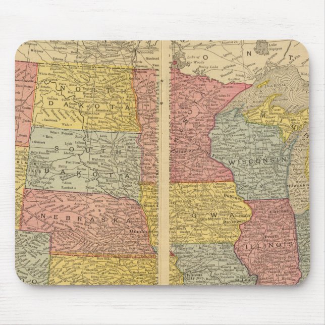 United States 21 Mouse Mat (Front)