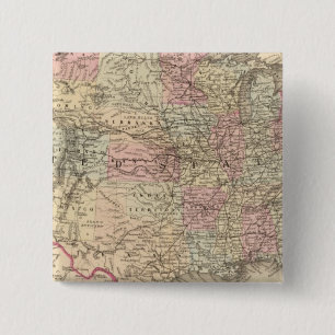 United States 24 15 Cm Square Badge