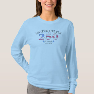 United States 250 Years 1776-2026 — American Flag T-Shirt