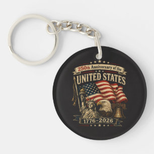 United States 250th Anniversary Celebration Key Ring