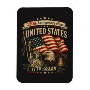 United States 250th Anniversary Celebration Magnet