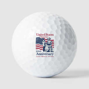 United States 250th Anniversary Commemorative Art Golf Balls