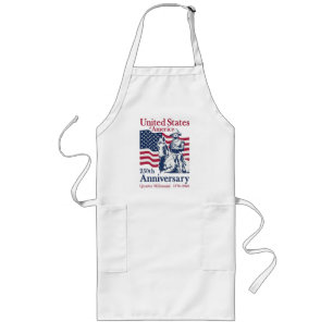 United States 250th Anniversary Commemorative Art  Long Apron