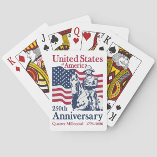 United States 250th Anniversary Commemorative Art  Playing Cards