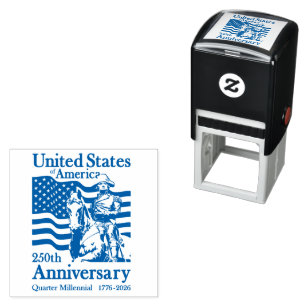 United States 250th Anniversary Commemorative Art Self-inking Stamp