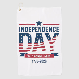 United States 250th Independence Day Anniversary  Golf Towel