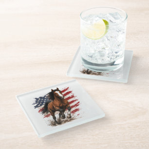 United States 250th Liberty Glass Coaster