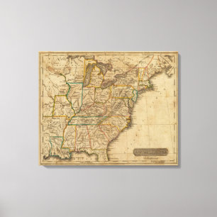 United States 25 Canvas Print