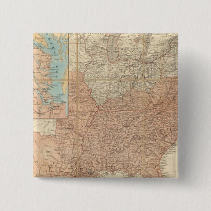 United States 2 15 Cm Square Badge