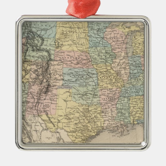 United States 30 Metal Tree Decoration (Front)