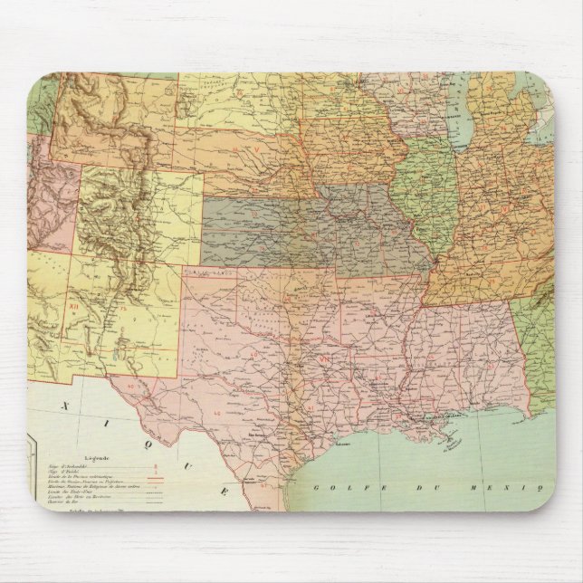 United States 33 Mouse Mat (Front)